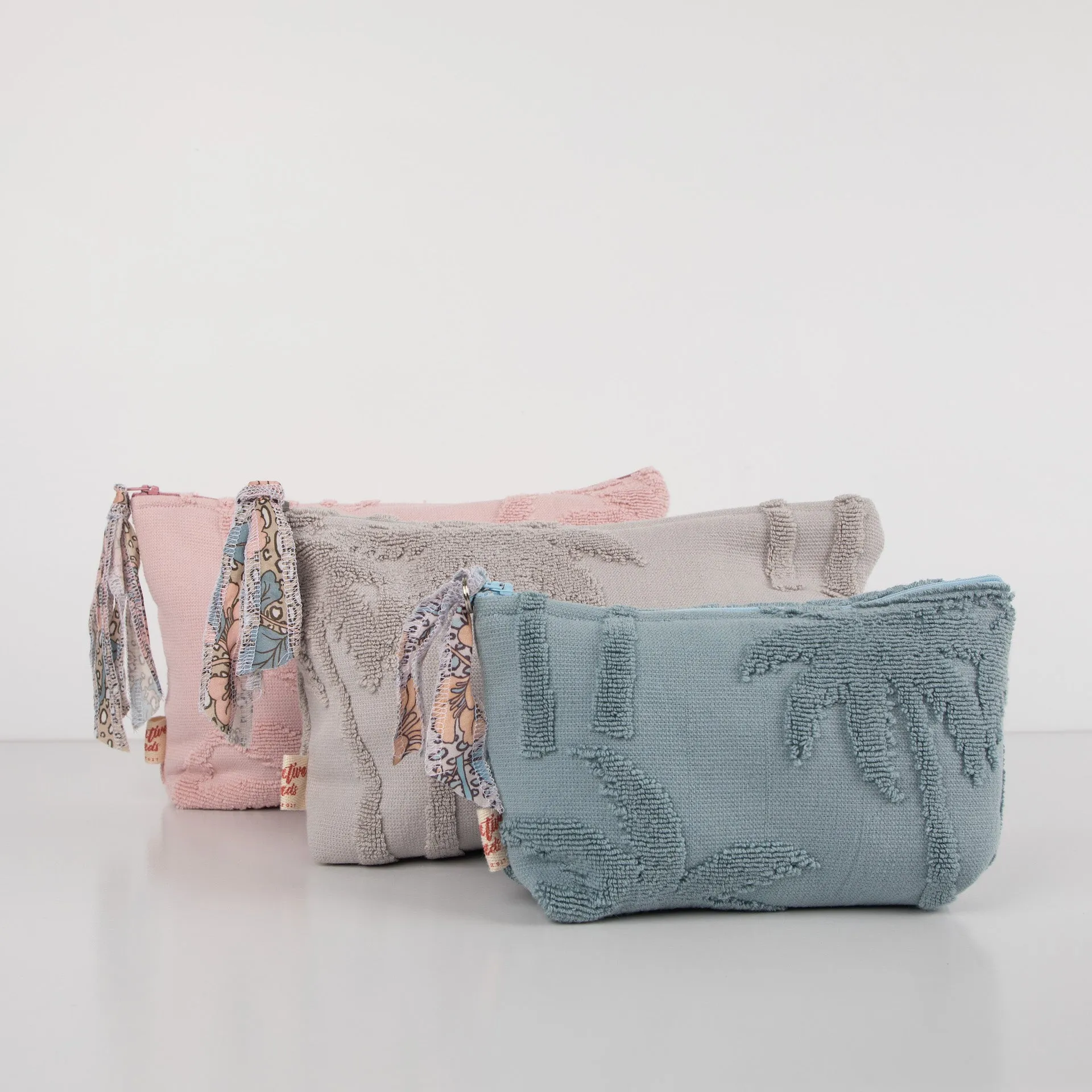 towelling clutch / cosmetic bag