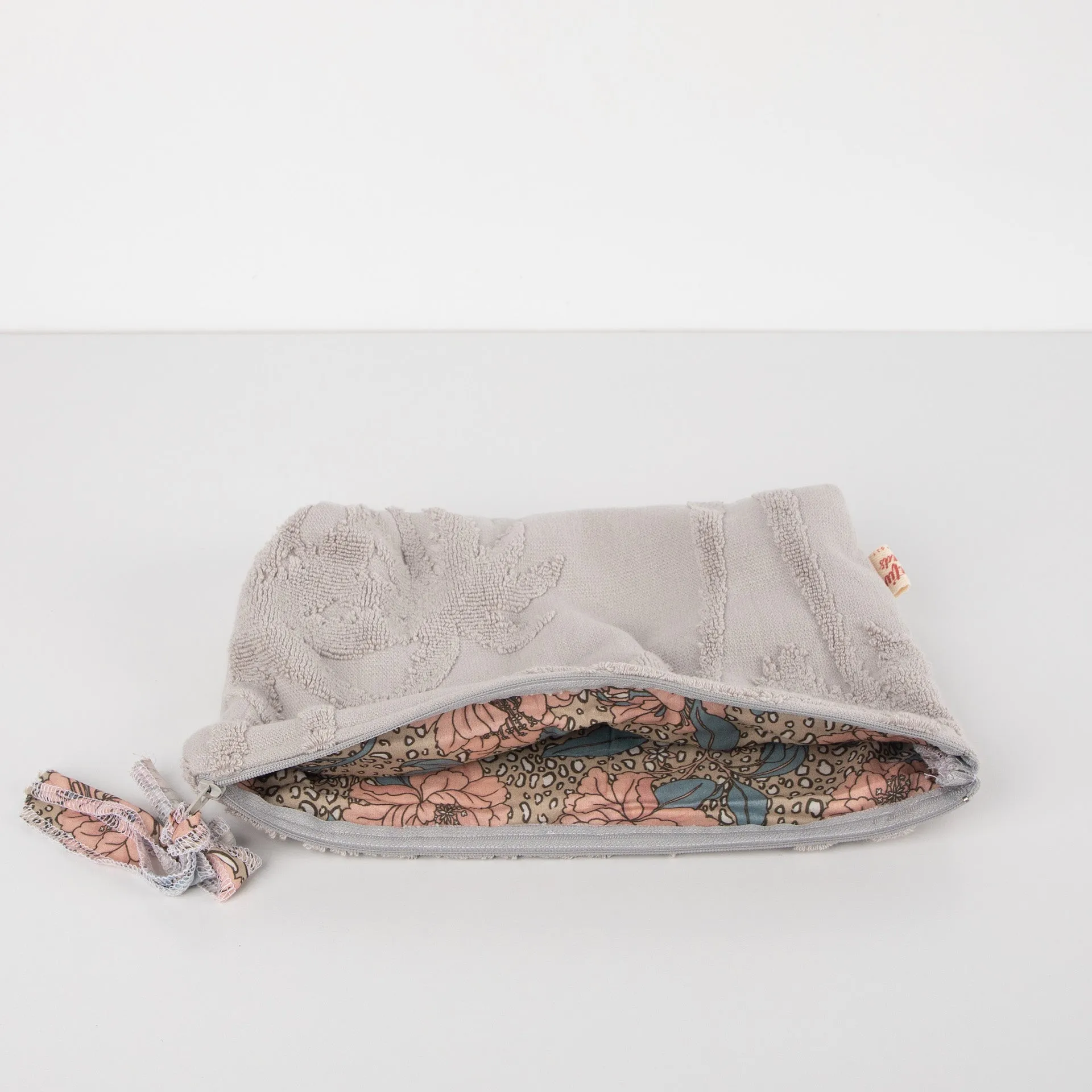 towelling clutch / cosmetic bag