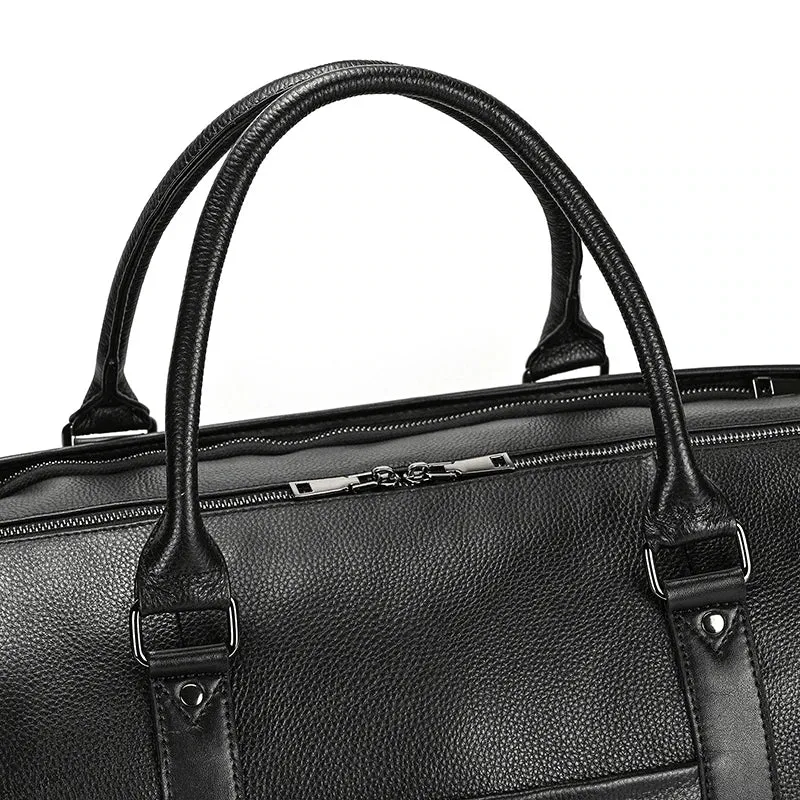 Travel Bag Cow Leather Carry On Luggage Bag