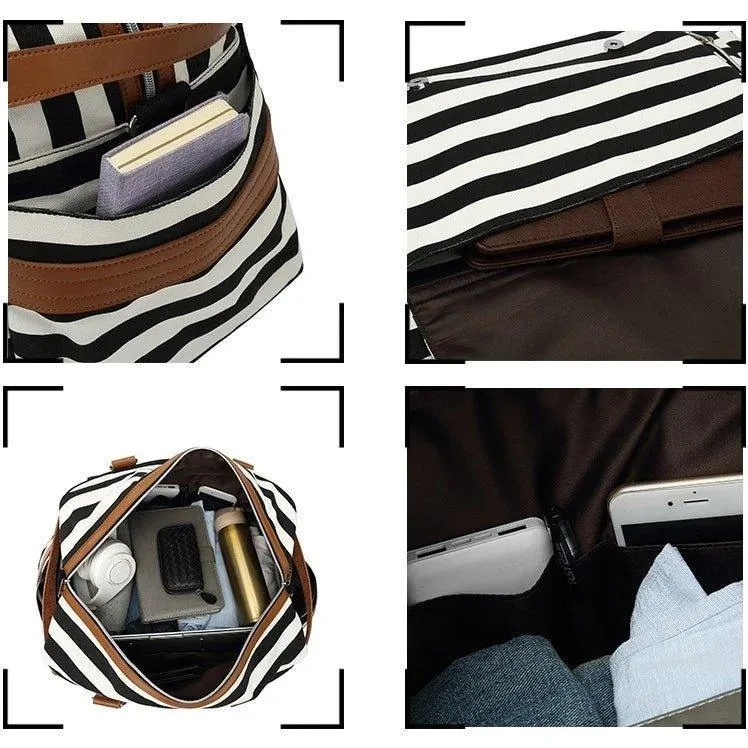 Travel Bags For Women with Trolley Sleeve Design