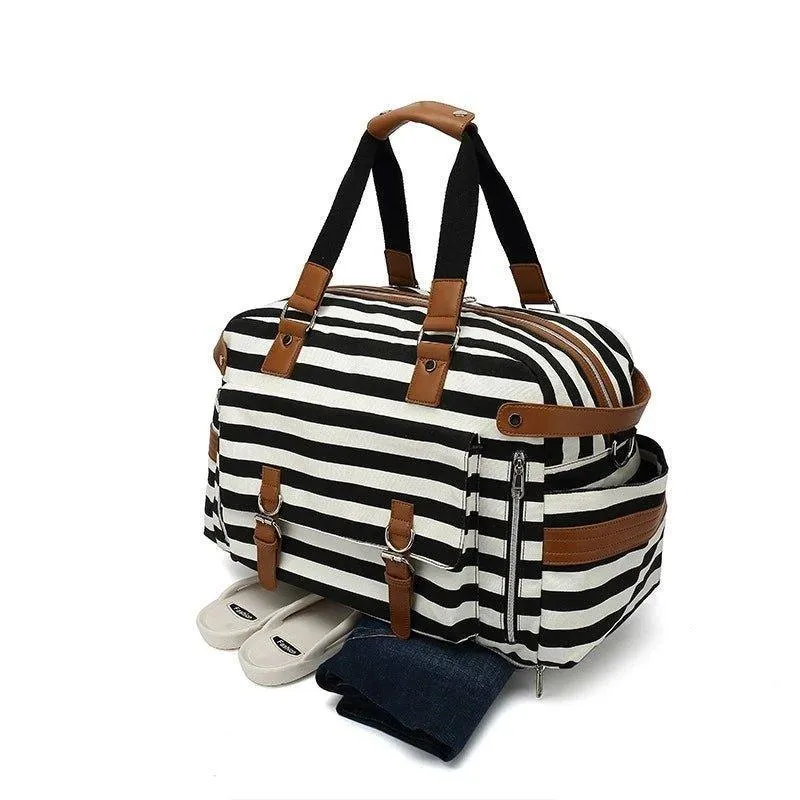 Travel Bags For Women with Trolley Sleeve Design