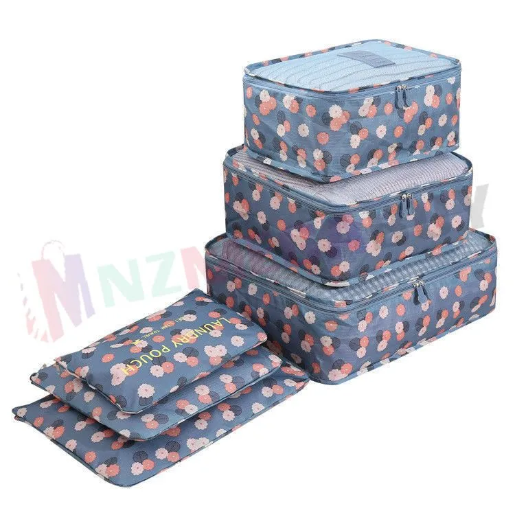 Travel Organiser Clothes Bag 6PC SET * 8 Colors