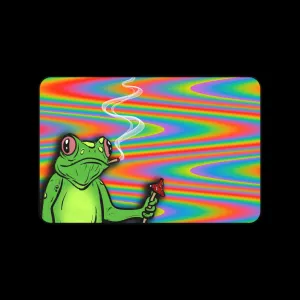Trippy Frog Desk Mat
