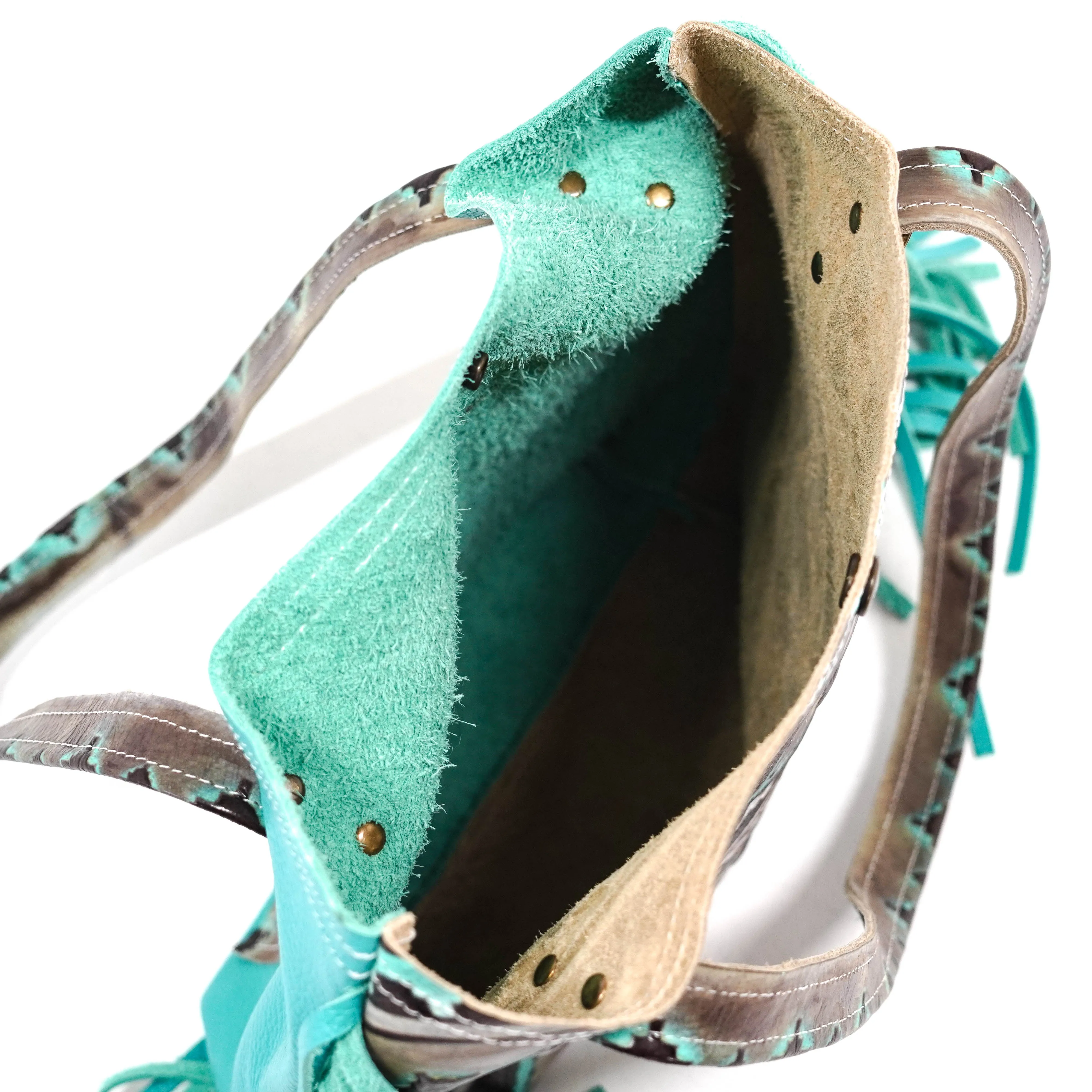 Trisha - All Embossed w/ Cocoa Navajo