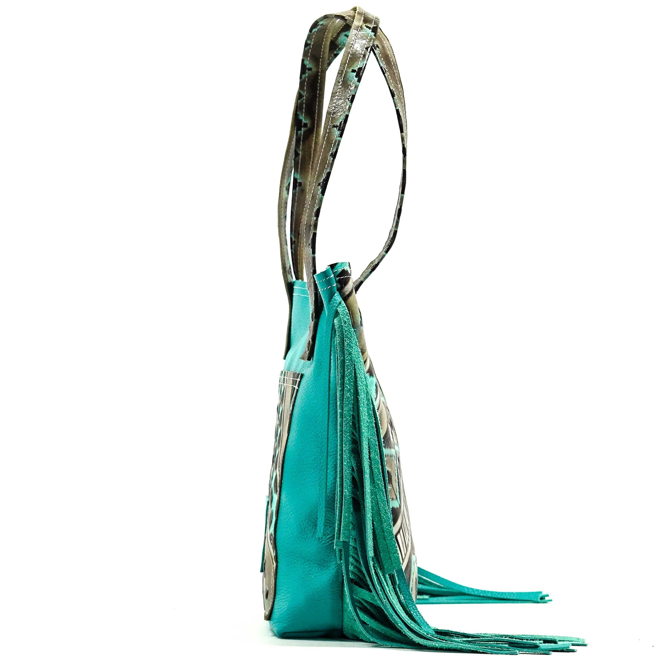 Trisha - All Embossed w/ Cocoa Navajo
