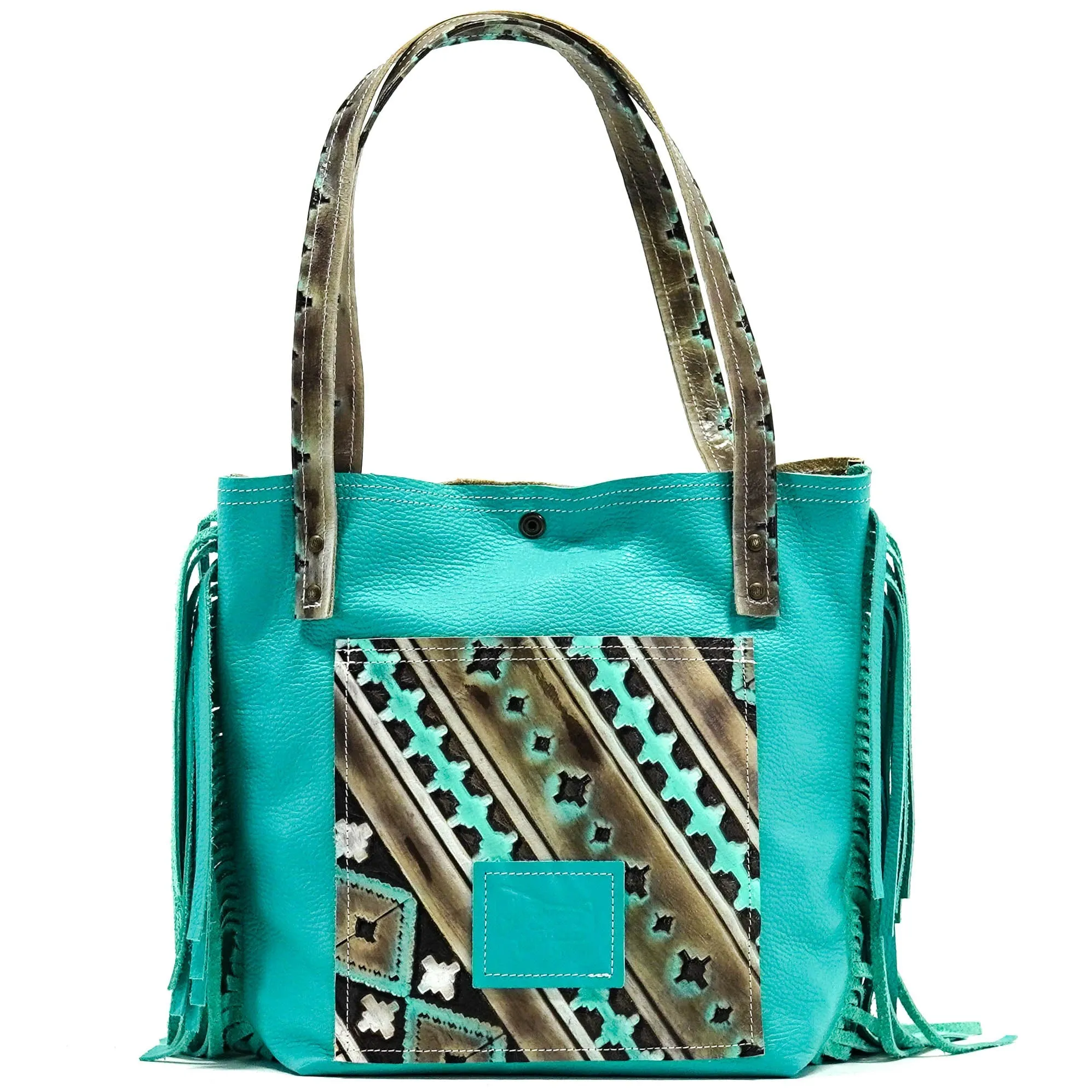 Trisha - All Embossed w/ Cocoa Navajo