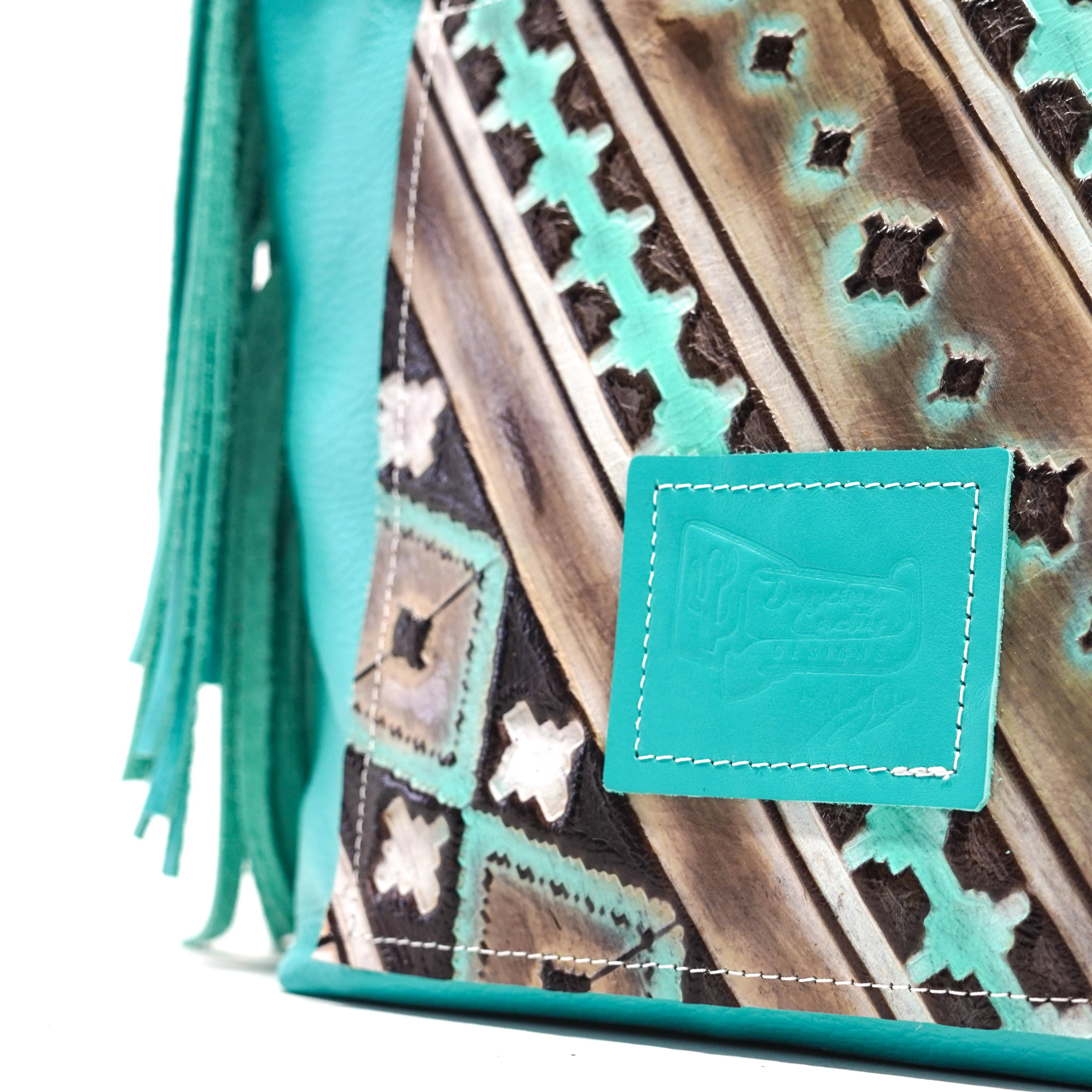 Trisha - All Embossed w/ Cocoa Navajo