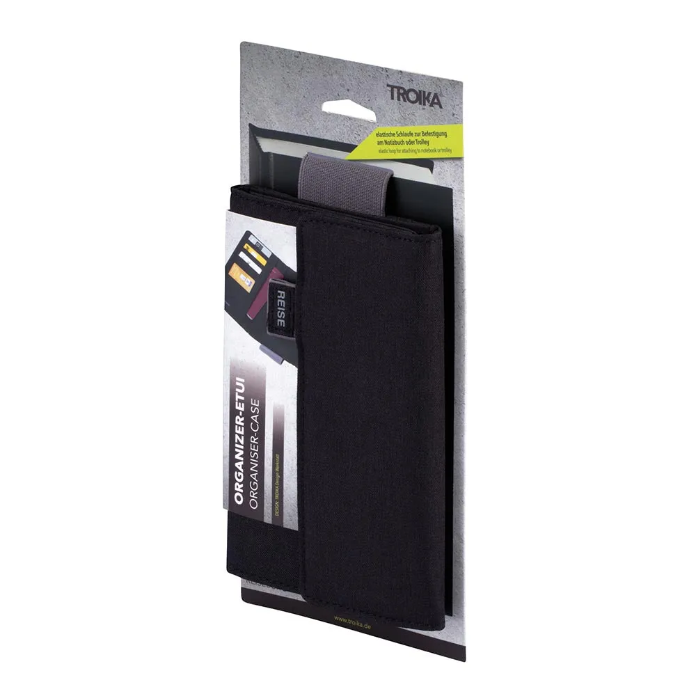 TROIKA Organiser Document RFID Travel Case TRAVEL OFFICE - Black/Grey