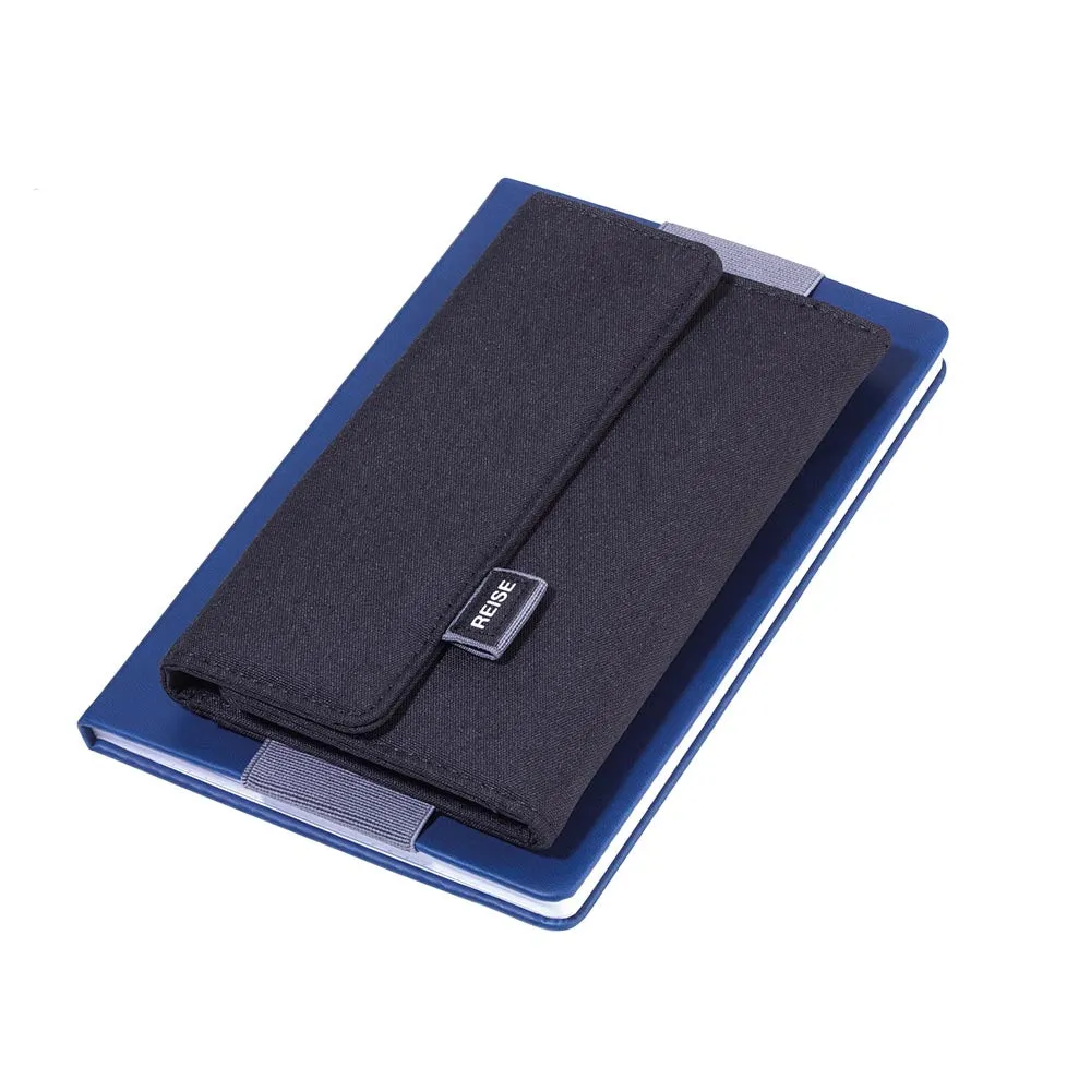 TROIKA Organiser Document RFID Travel Case TRAVEL OFFICE - Black/Grey