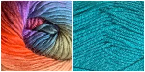 TURQUOISE   ZINNIA - Embossed Phoenix Scarf KIT