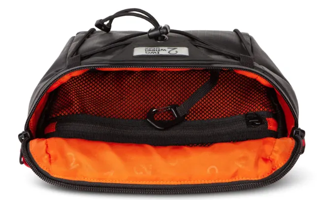 Two Wheel Gear Clutch Bar Bag 1L - Black Recycled Ripstop