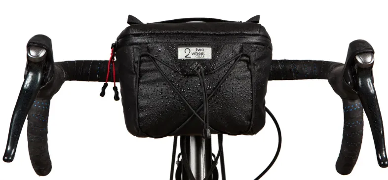 Two Wheel Gear Clutch Bar Bag 1L - Black Recycled Ripstop