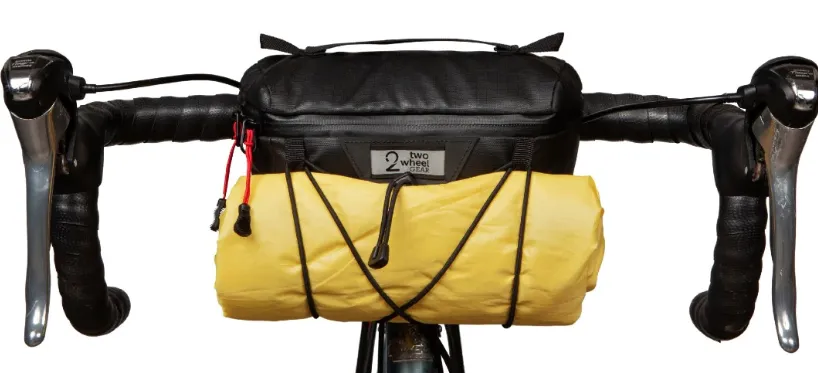 Two Wheel Gear Clutch Bar Bag 1L - Black Recycled Ripstop