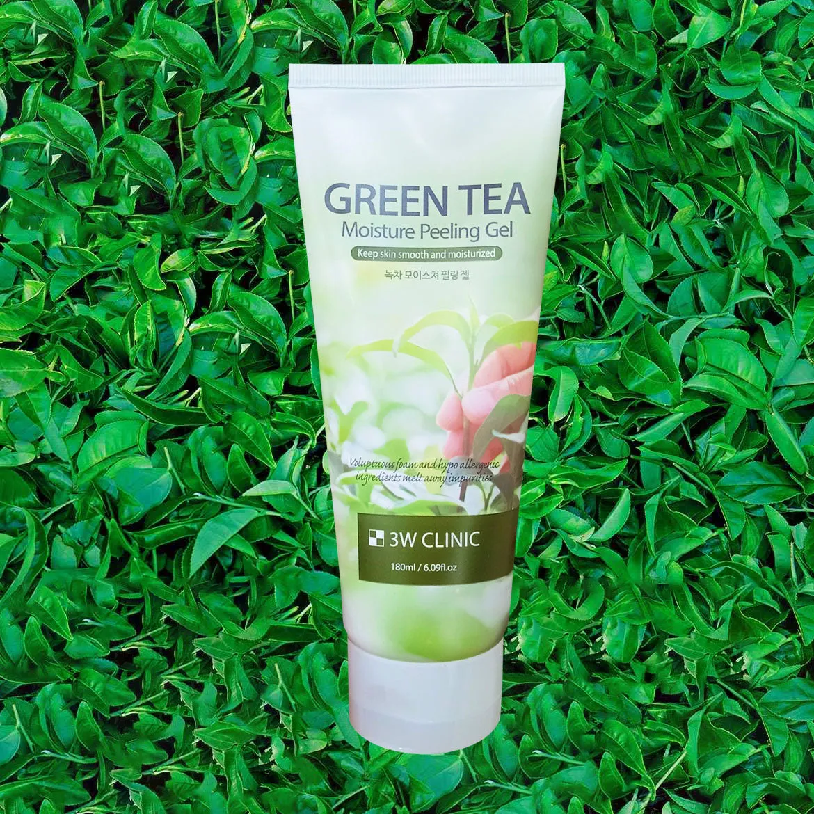 Tẩy Tế Bào Chết 3W Clinic Green Tea Moisture Peeling Gel 180ml