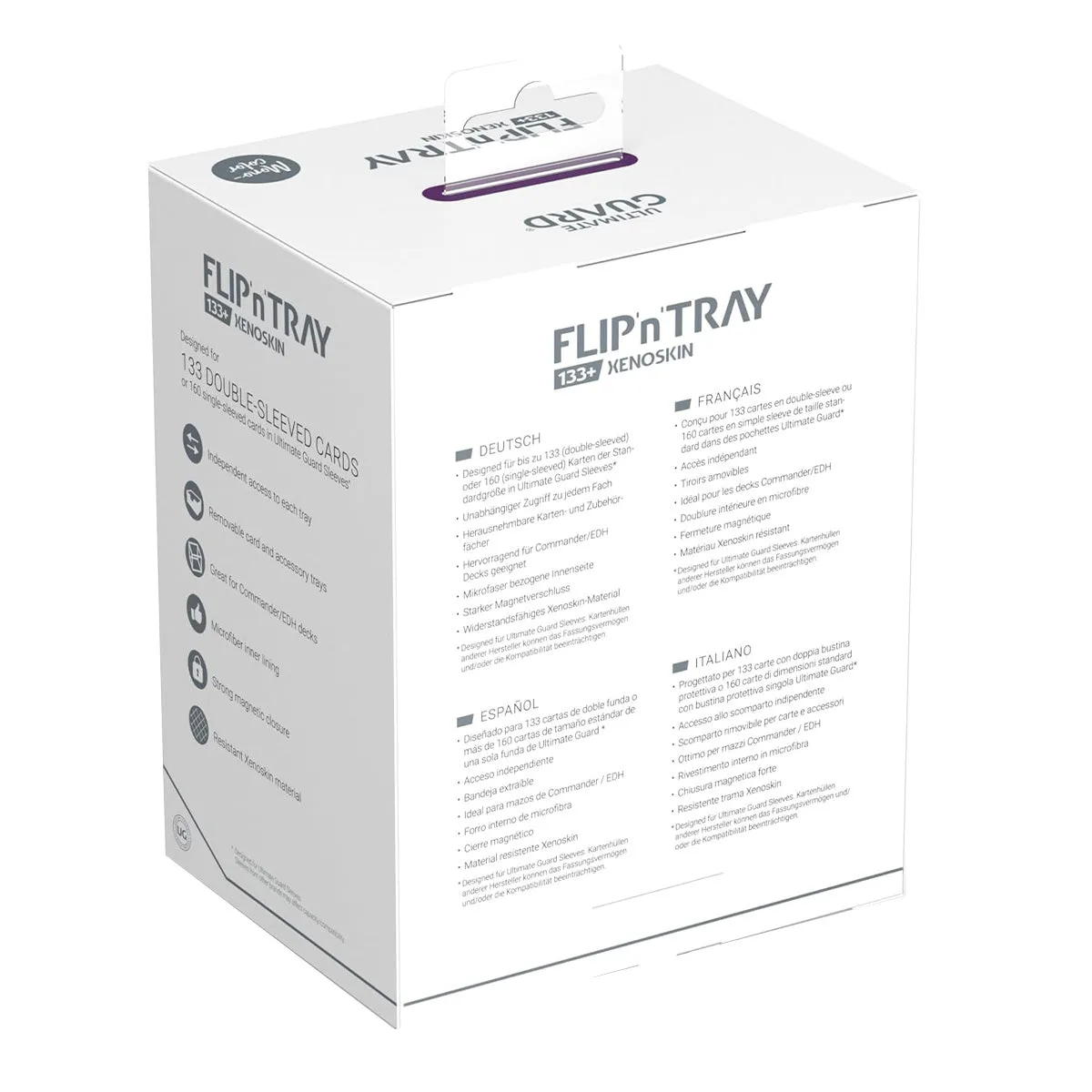 Ultimate Guard Flip´n´Tray 133  Xenoskin Purple