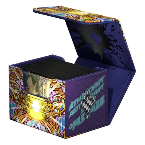 Ultimate Guard Sidewinder 100  XenoSkin Deck Box - MTG Aetherdrift - Solar Gearhulk