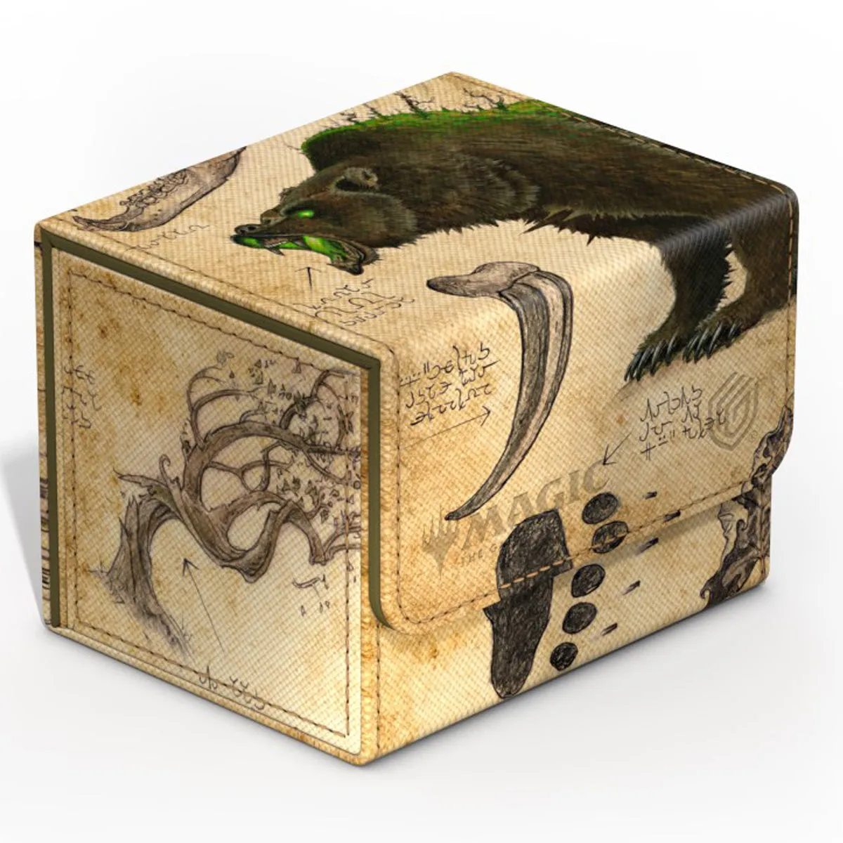 Ultimate Guard Sidewinder 100  Xenoskin Deck Box - MTG Bloomburrow - Lumra, Bellow of the Woods