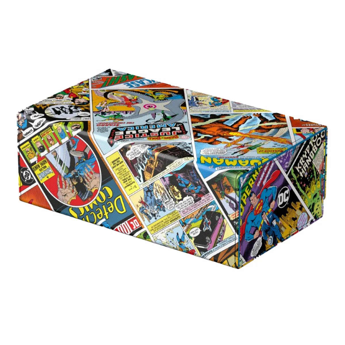 Ultimate Guard Squaroes Collectors Case DC Justice League Vintage Comics Deck Box