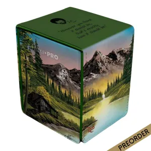 ULTRA PRO Bob Ross Collection Mountain Retreat Alcove Flip Deck Box