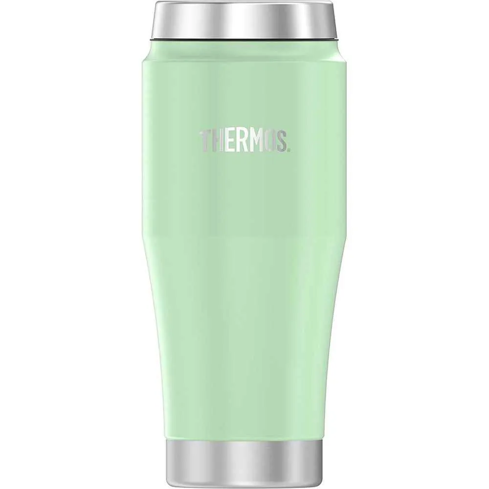 Vacuum Insulated Stainless Steel Travel Tumbler - 16oz - Frosted Mint