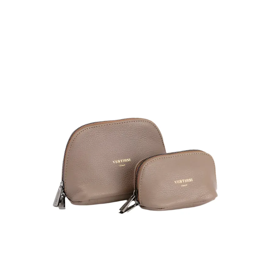 Vestirsi Cosmetic Pouch Duo Taupe