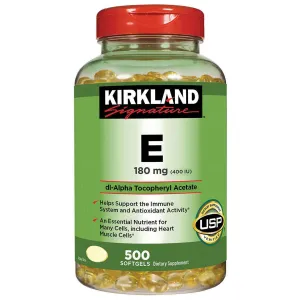 Viên Uống Kirkland Vitamin E 400 I.U 500 Viên