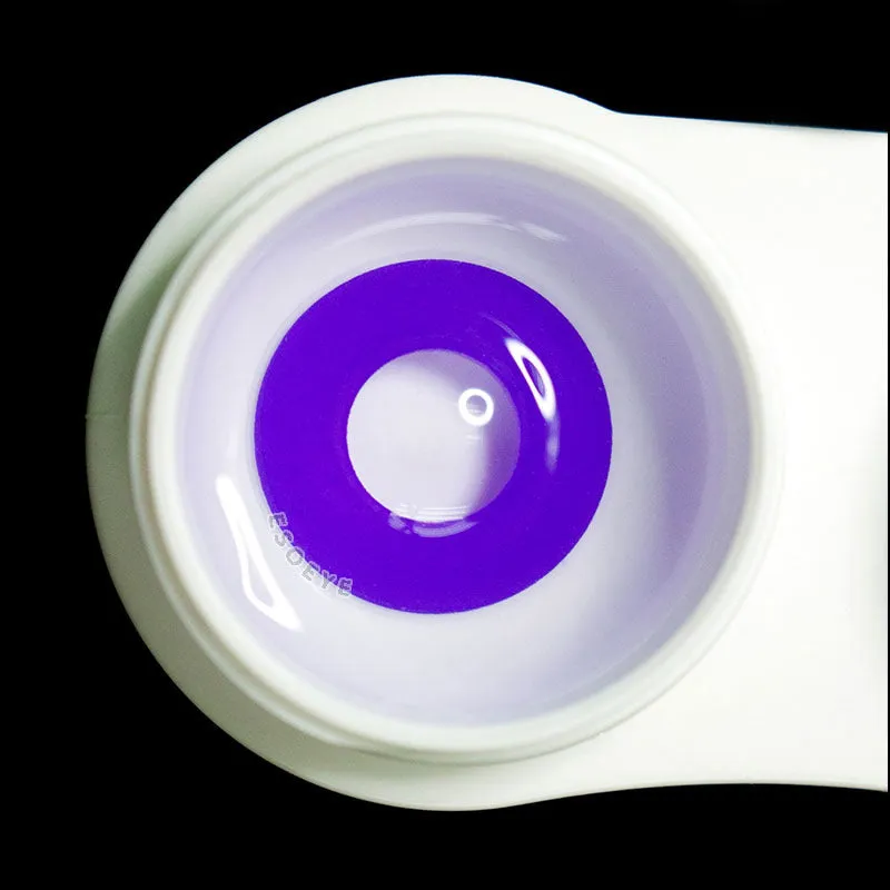 Violet Block Crazy Contact Lenses Yearly