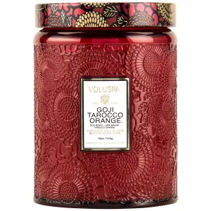 Voluspa Goji Tarocco Orange Large Glass Jar Candle