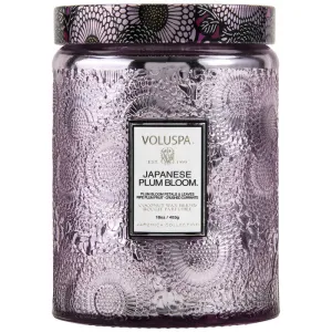 Voluspa Large Glass Jar Candle Japanese Plum Bloom 16 oz