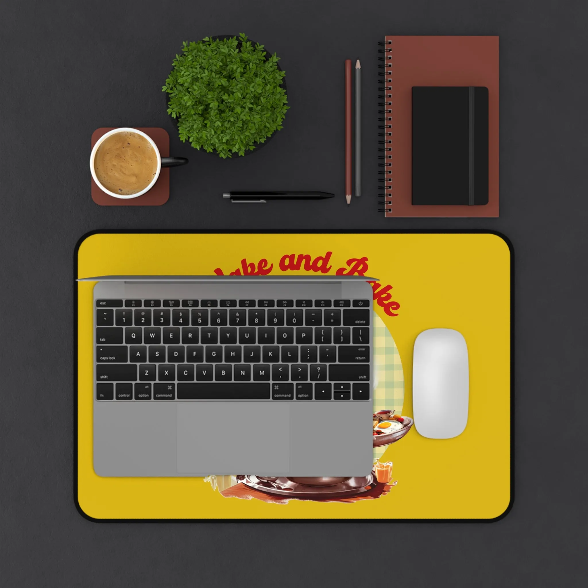 Wake and Bake Desk Mat