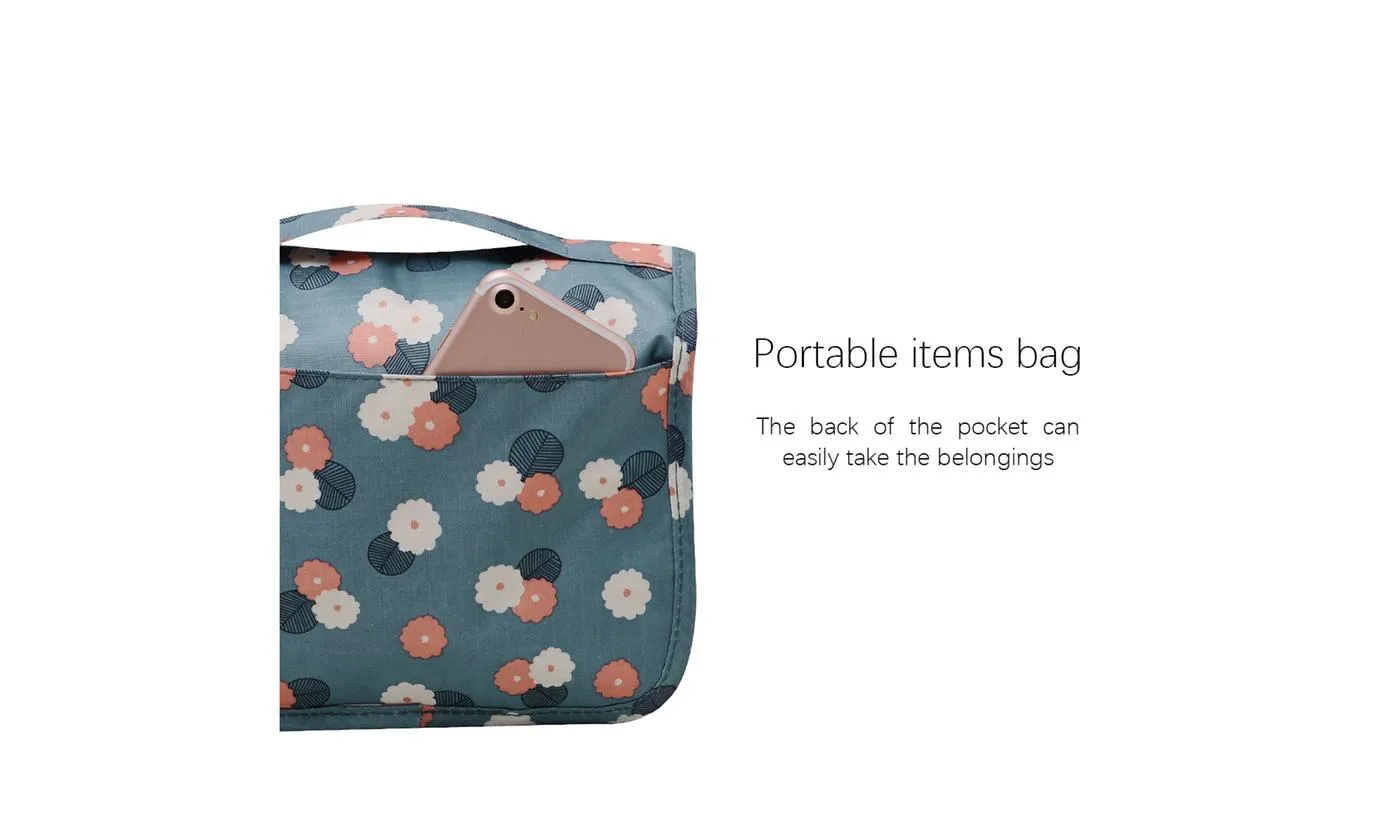 Waterproof Handing Toiletry Bag Travel Cosmetic Storage Essentials Organizer