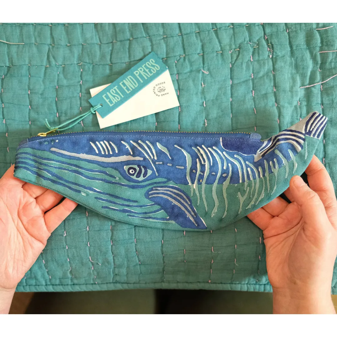Whale Zipper Pouch