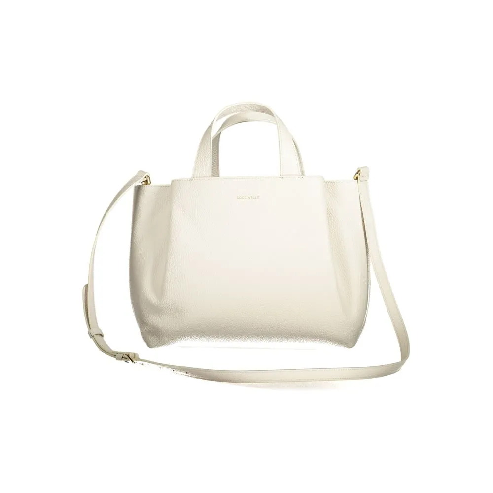 White Leather Handbag