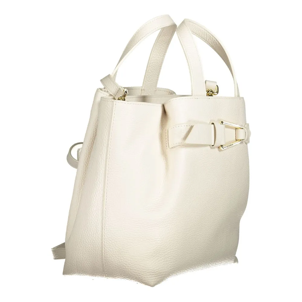 White Leather Handbag