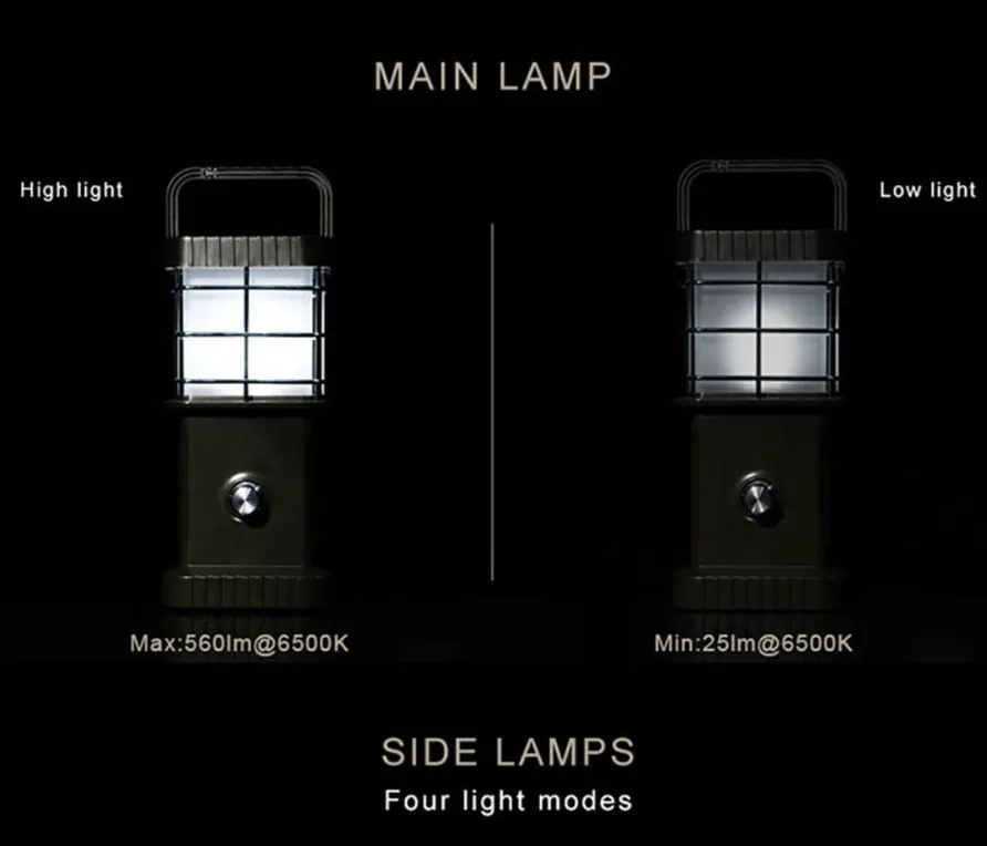 Wild land Multifunctional Lamp LED rechargeable camping light
