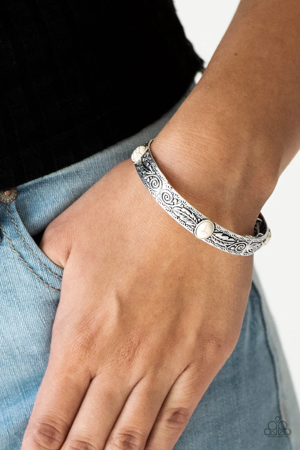 Wild West Story - White Bracelet
