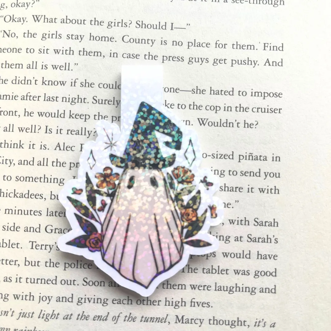 Witchy Ghost - Magnetic Bookmark