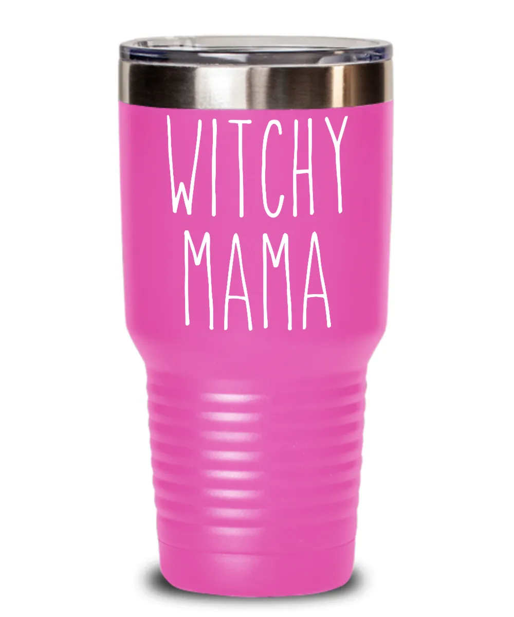 Witchy Mama Insulated Drink Tumbler Travel Cup Funny Gift
