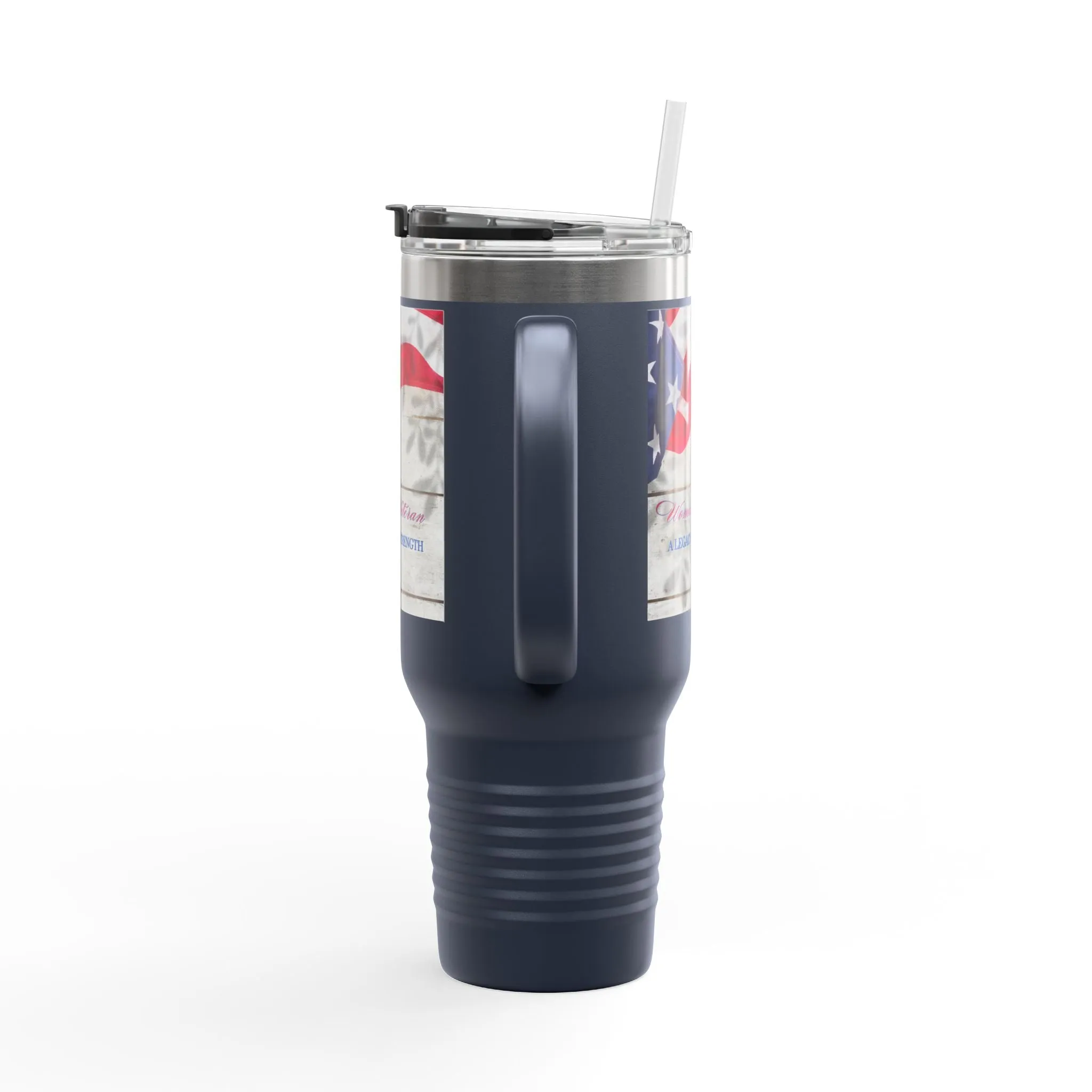 Woman Veteran...Insulated Travel Mug, 40oz