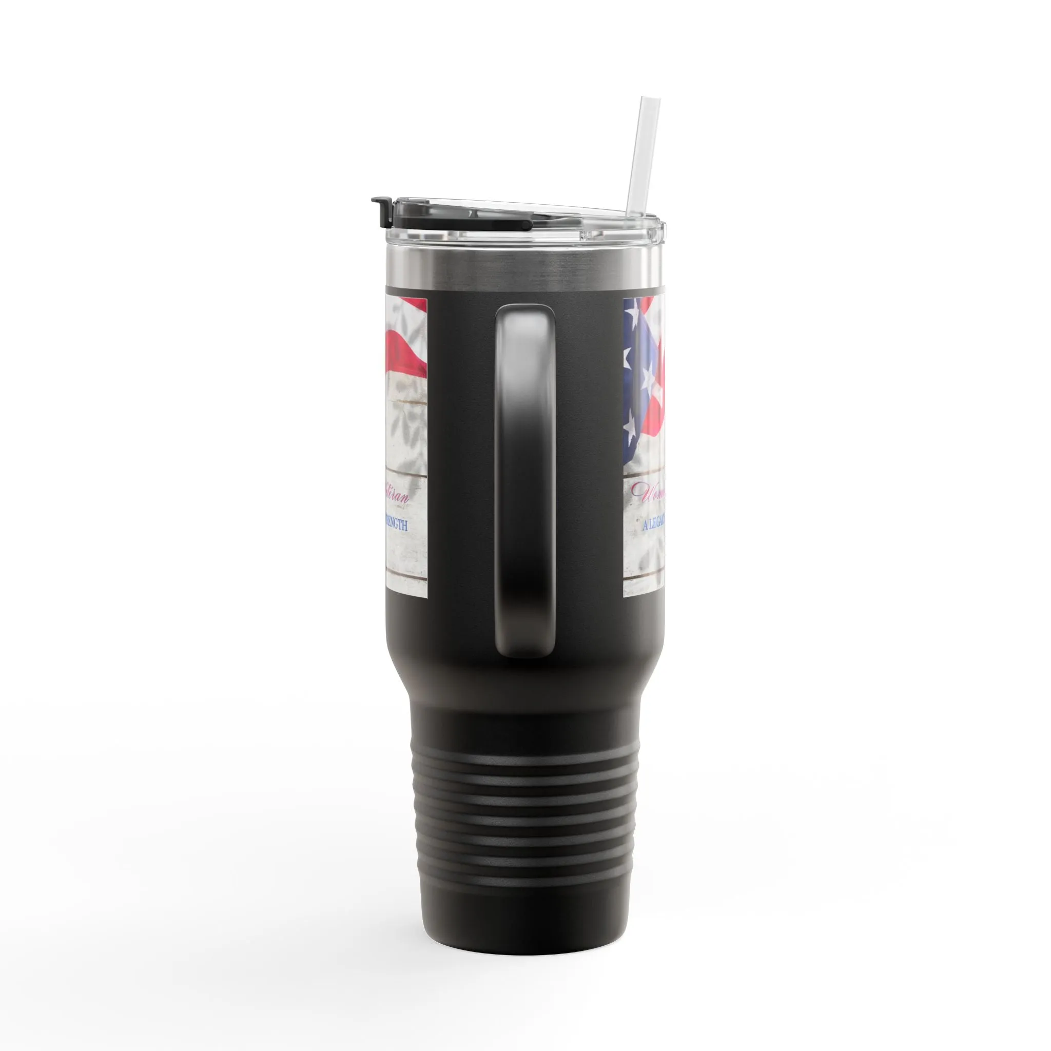 Woman Veteran...Insulated Travel Mug, 40oz