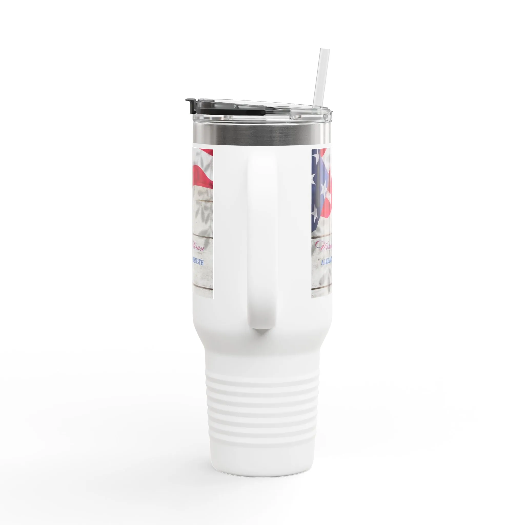 Woman Veteran...Insulated Travel Mug, 40oz