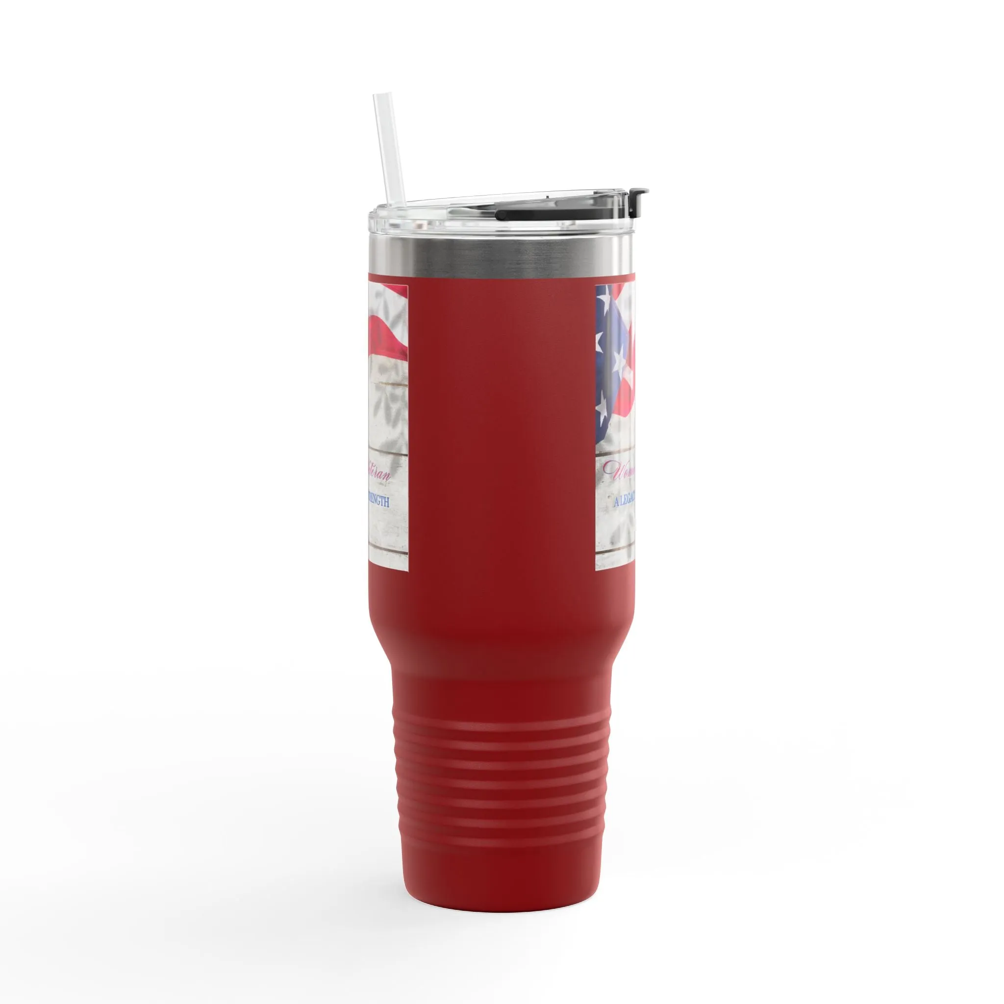 Woman Veteran...Insulated Travel Mug, 40oz