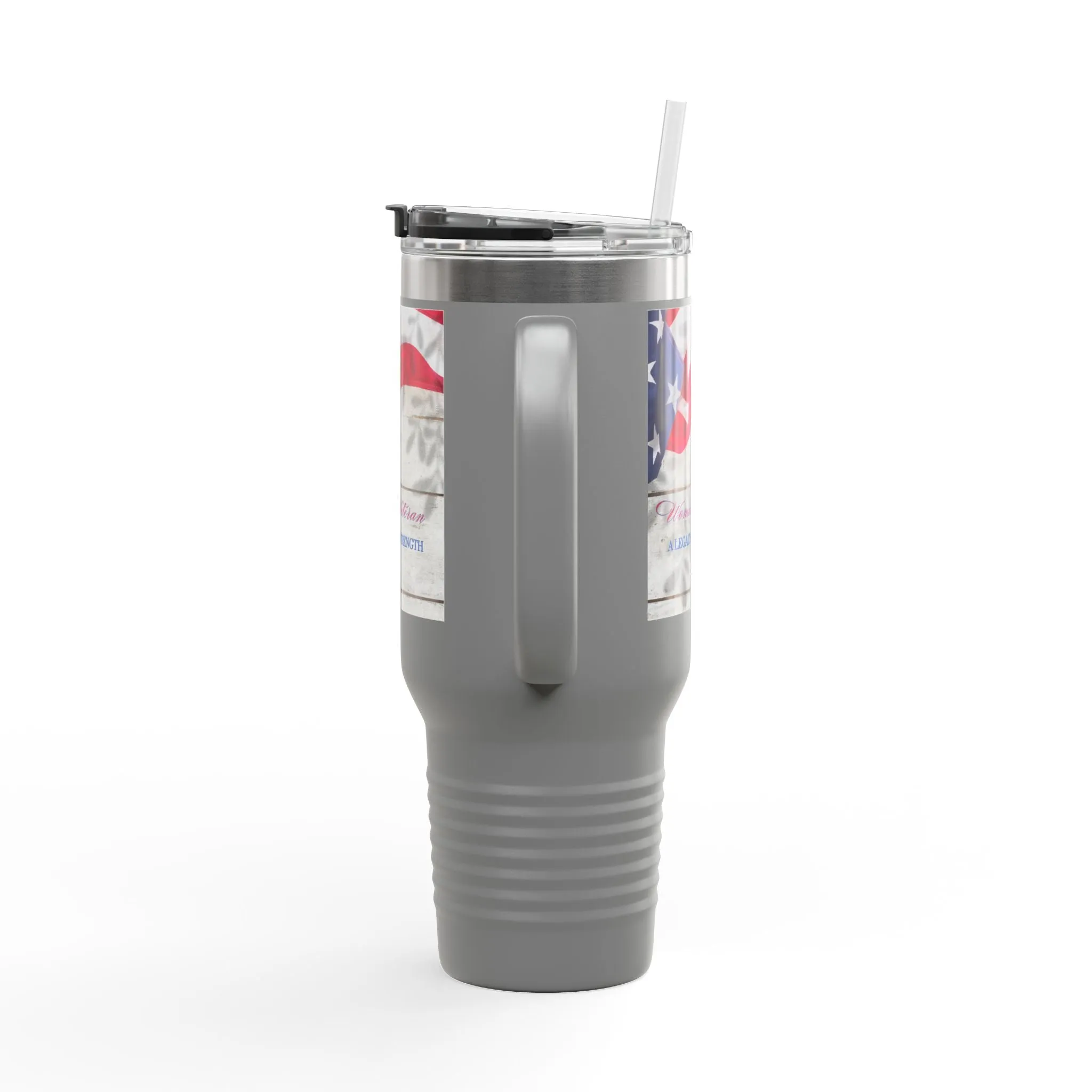 Woman Veteran...Insulated Travel Mug, 40oz
