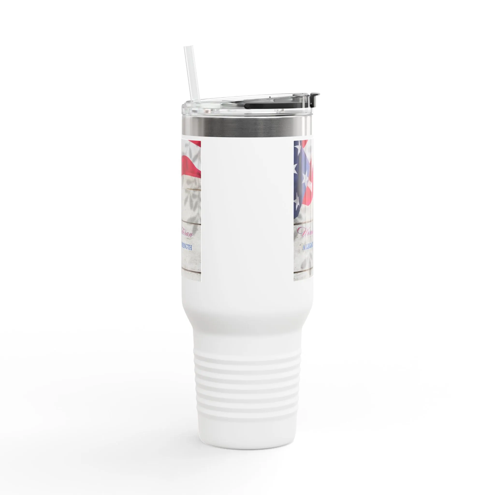 Woman Veteran...Insulated Travel Mug, 40oz