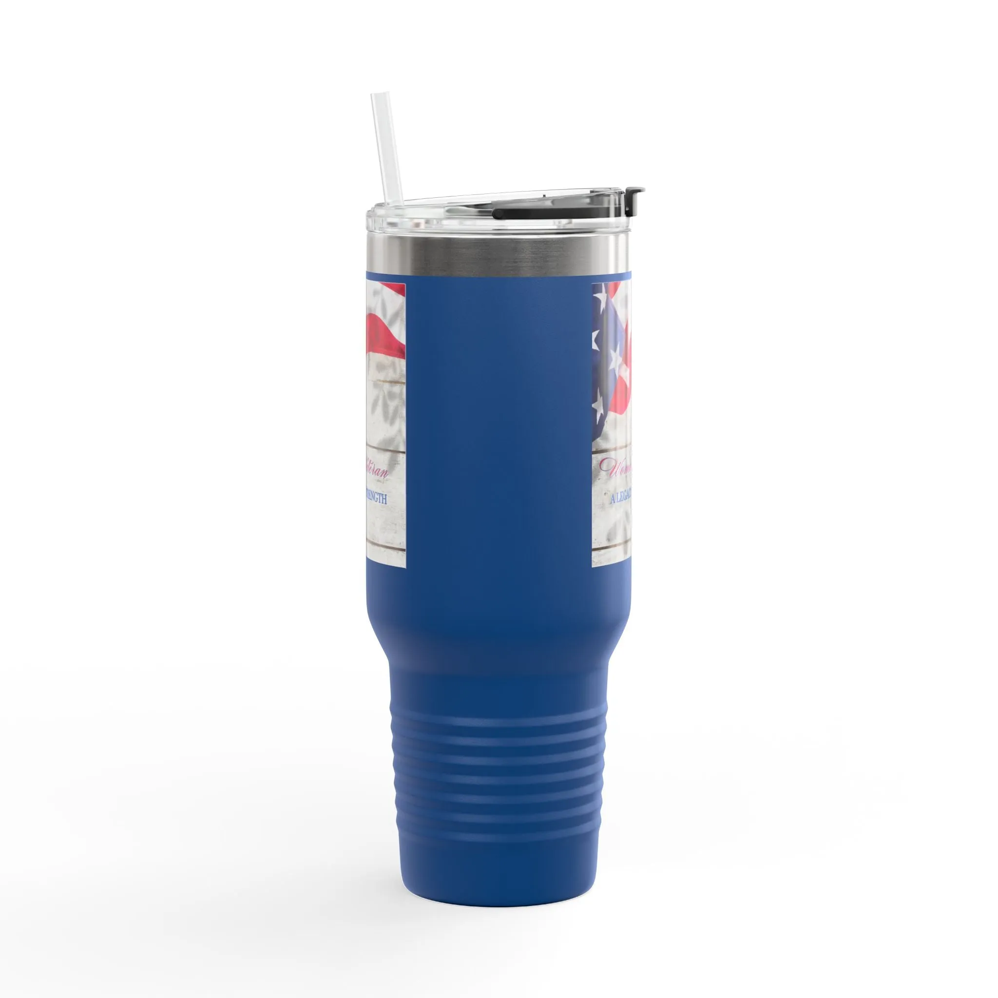 Woman Veteran...Insulated Travel Mug, 40oz