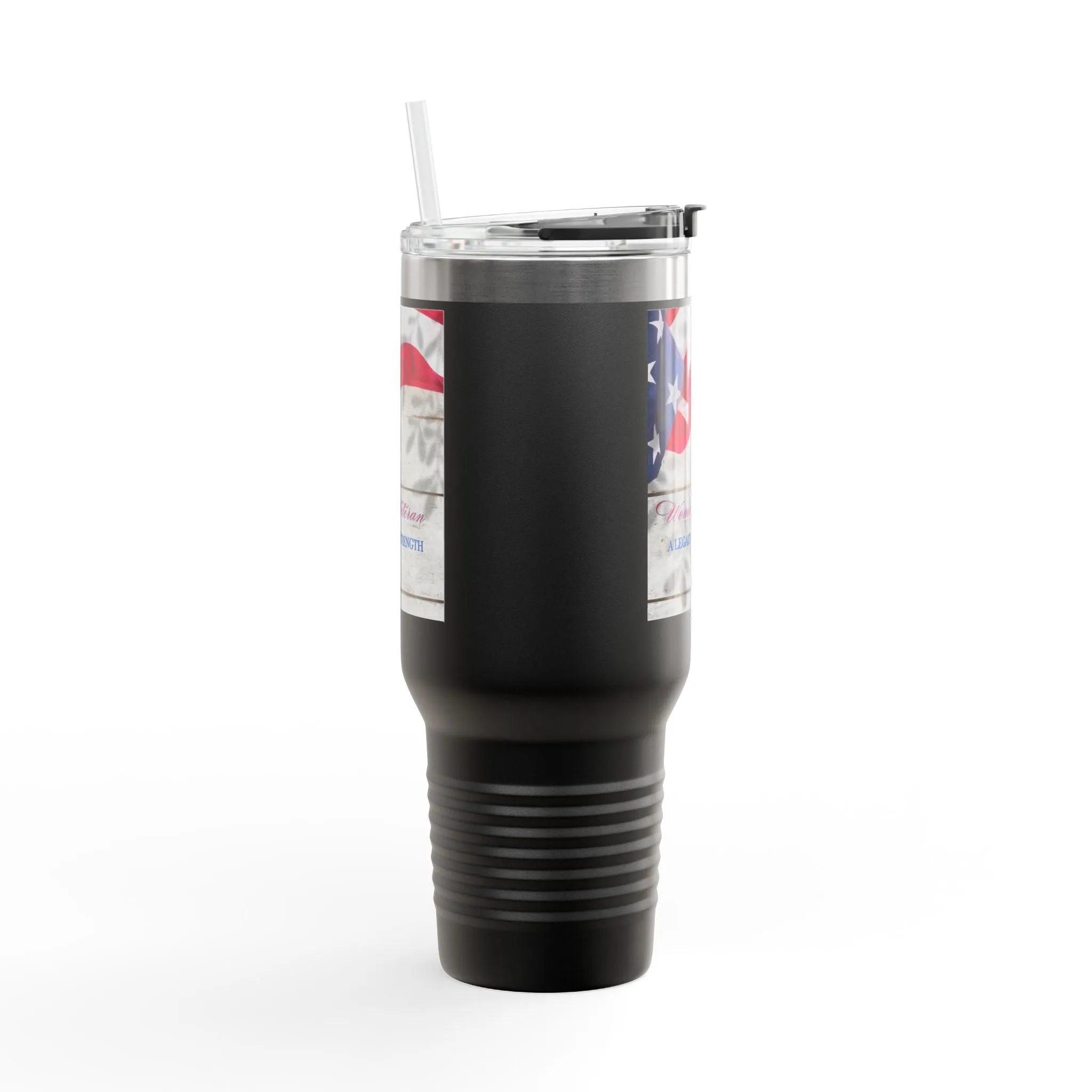 Woman Veteran...Insulated Travel Mug, 40oz