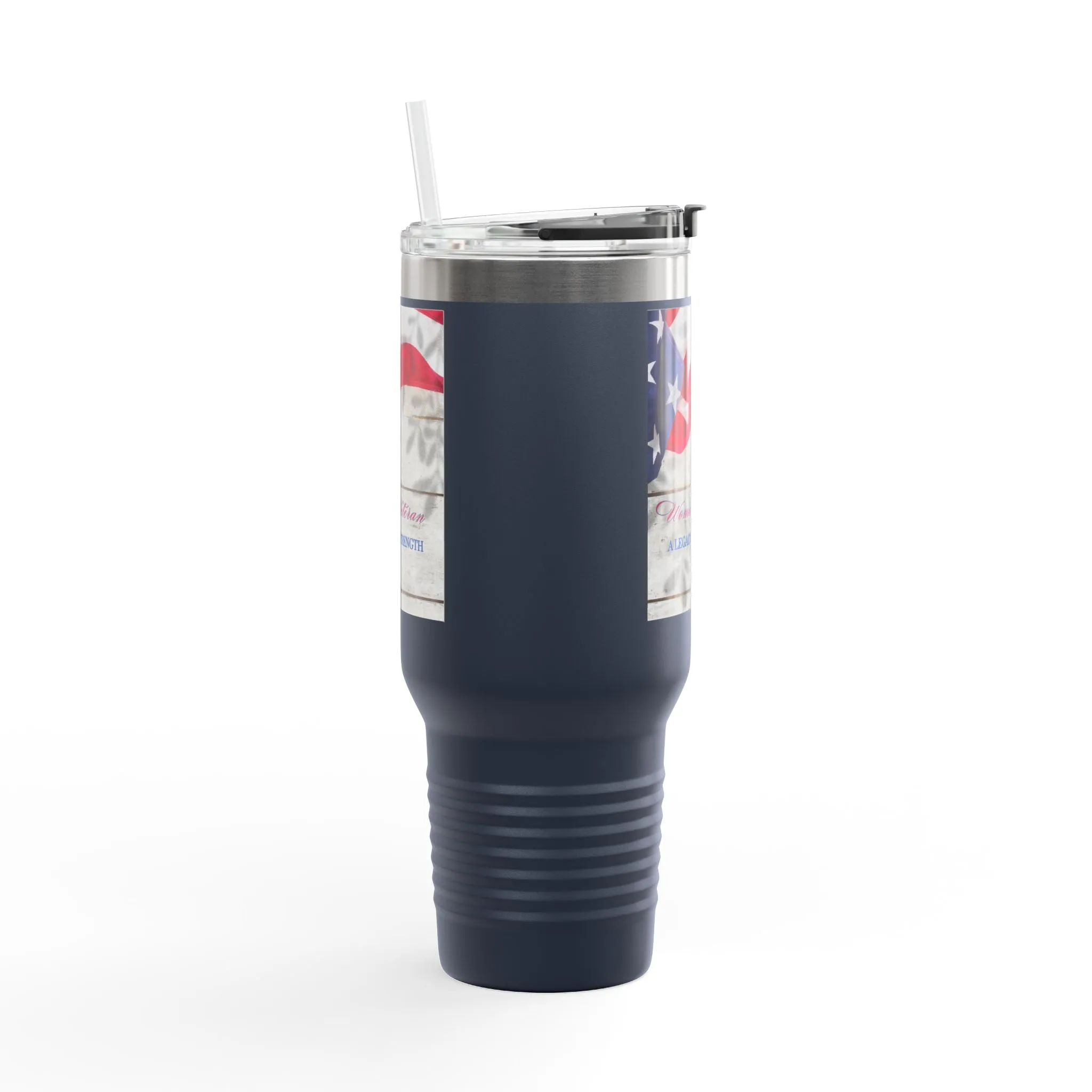 Woman Veteran...Insulated Travel Mug, 40oz