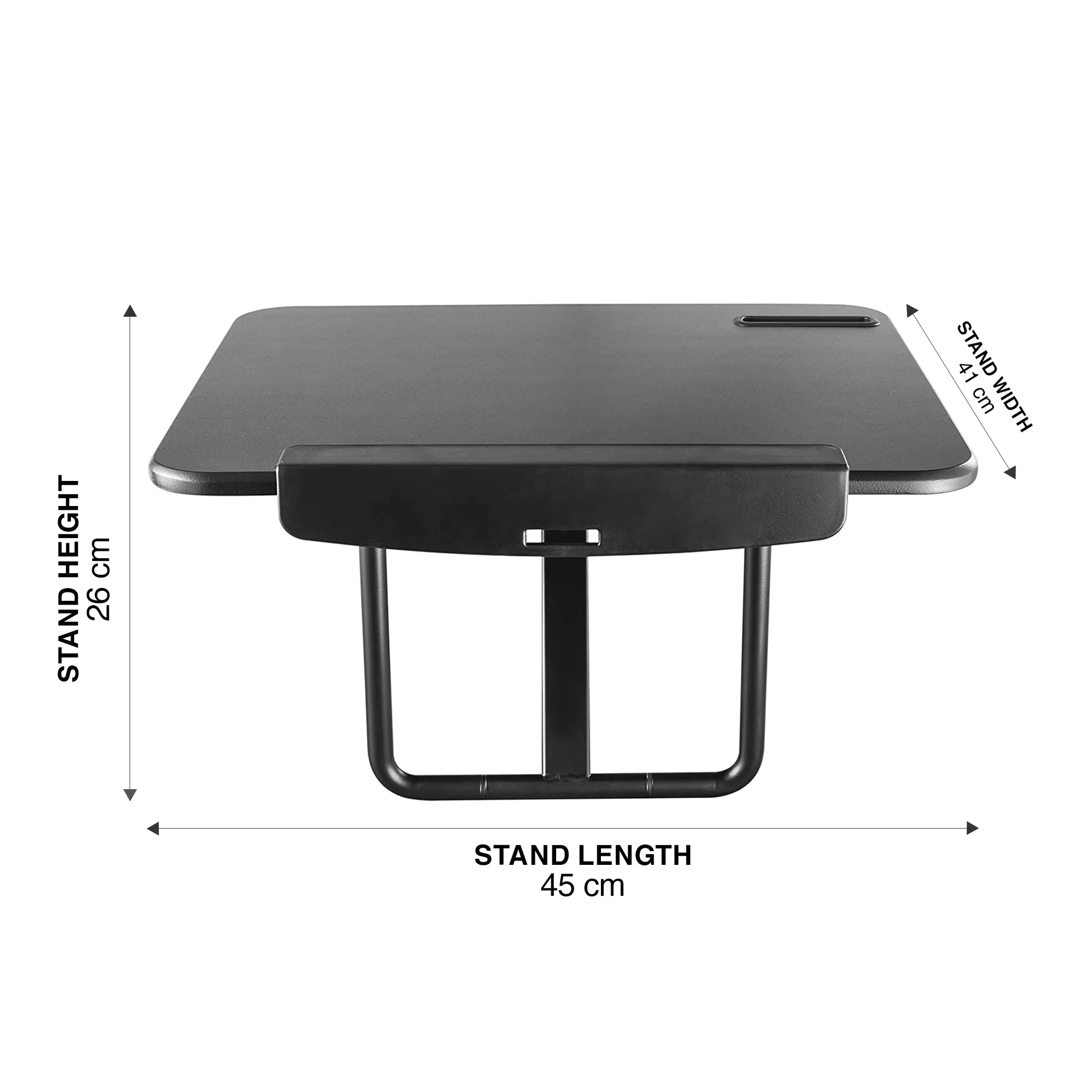 WorkStore Defianz Laptop Desk, Convert Chair Into Standing Desk, Portable