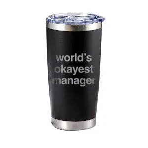 World's Okayest Manager Tumbler