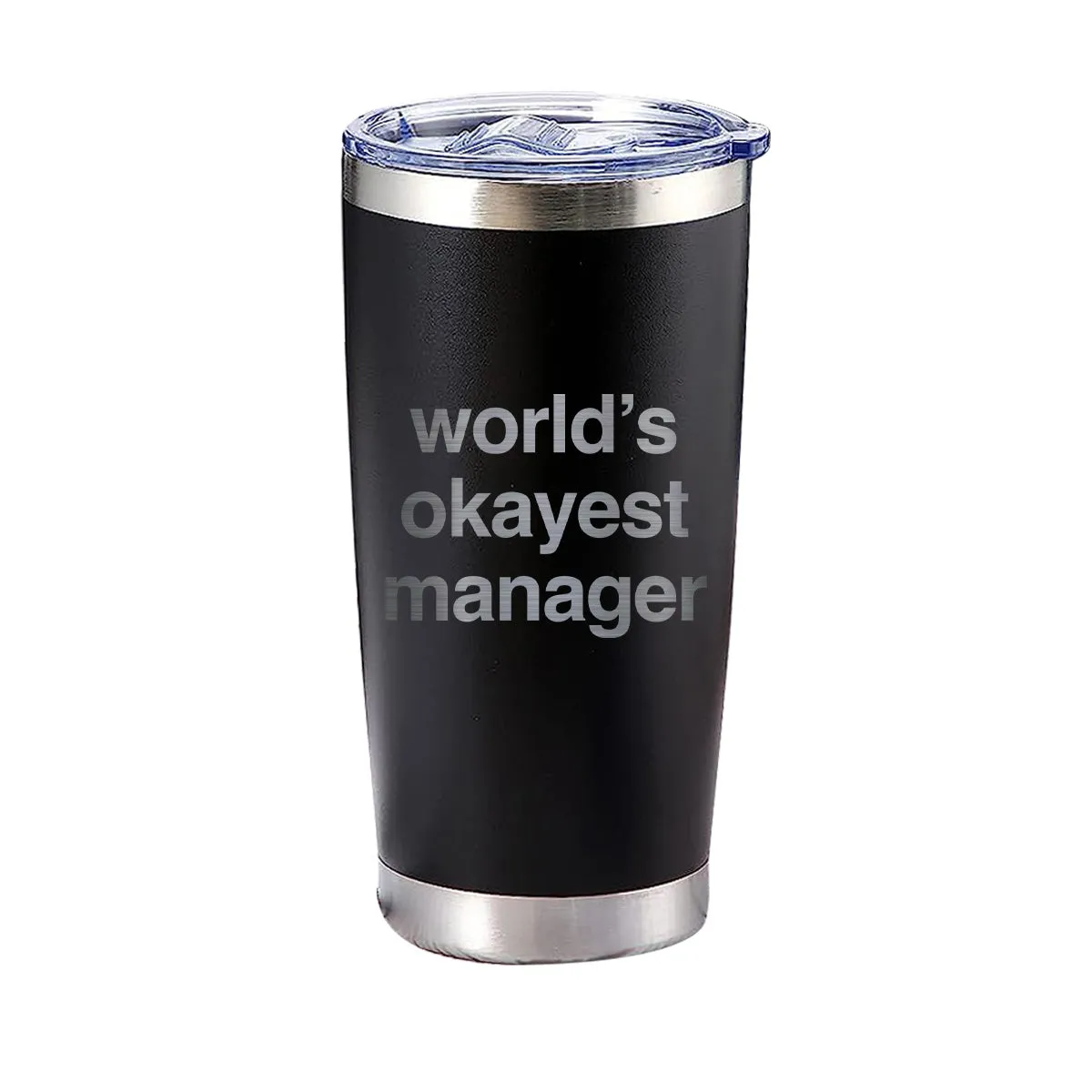 World's Okayest Manager Tumbler